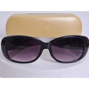 JM New York Women's Polarized +3.00 w Bifocals Readers Eyeglasses With Hard Case